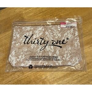 THIRTYONE Thirty One 31 Gifts Zipper‎ Pouch - BRAND NEW - Fall Harvest